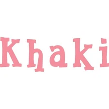 QuicKutz 2X2 KHAKI Alphabet Cutting Dies Lowercase SHADOW 1.25" Letters