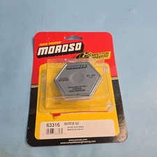 Moroso 63332 Racing Radiator Cap Logo Hexagon Steel 31-33PSI