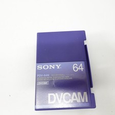 Sony PDV-64N DVCAM Digital Video Cassette Tape 64 Min Advanced Metal Evaporated