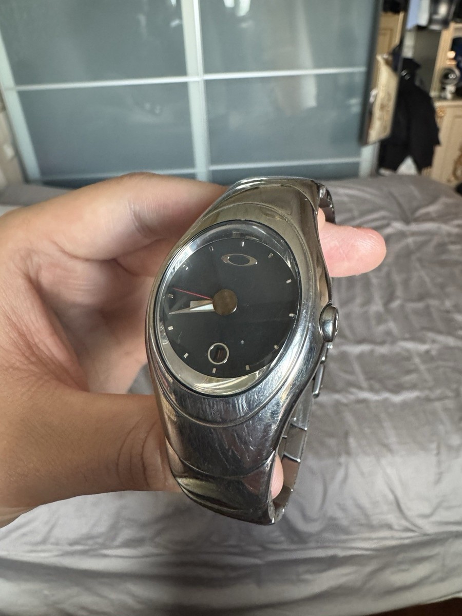 Rare Vintage Oakley Time Bomb Icon Watch Titanium | eBay