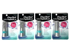 NEW 4 Chapstick Total Hydration 3-In-1  SOOTHING OASIS Non-Tinted FAST FREE SHIP