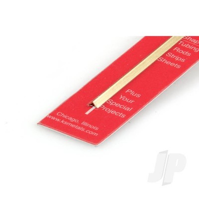 K&S 9880 Messing gleicher Winkel 1/8'' x 300 mm x 0,014'' (1 Stück)