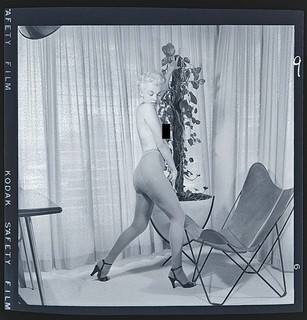 Bunny Yeager Estate Vintage Original Negative of Maria Stinger w/ Copyright