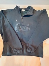 The Disney Store Winnie the Pooh Half Zip Sweatshirt Adult Sz Large