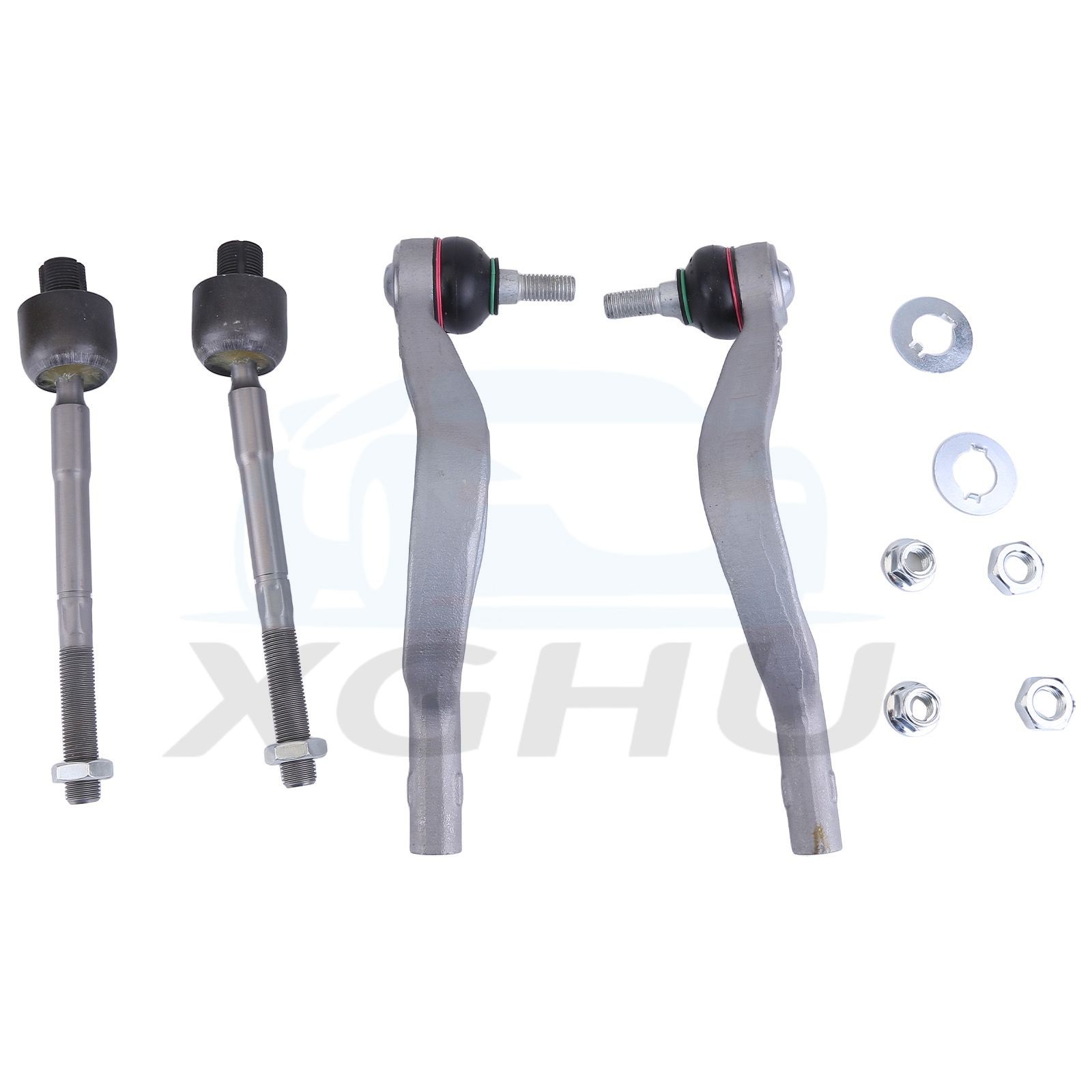 For 2014-2017 Maserati Ghibli Quattroporte Inner Outer Tie Rod End Left & Right