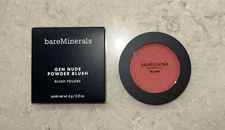 bareMinerals Gen Nude Powder Blush Pink Me Up 6g NIB NEW 0.21 oz. Full Size