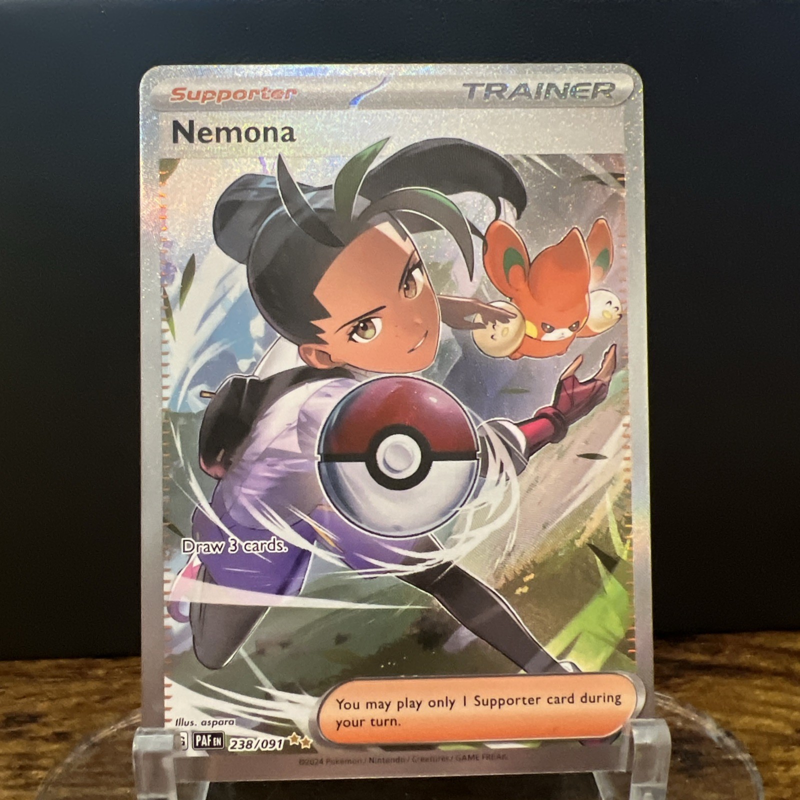 Nemona 238/091 SV: Paldean Fates Holo