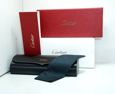 Cartier CT02280 001 Eyeglasses Frame 54-20 145 GL/ SV Transparen