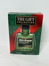 MENNEN Skin Bracer Original After Shave Glass Bottle 7 Fl Oz USA Vintage NOS Box
