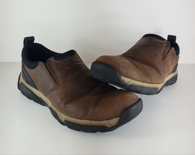 Clarks Grove Step Slip On Brown Leather Loafers US Mens Size  display picture 1