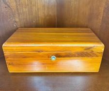 Miniature LANE CEDAR CHEST (Hope Chest) 3.5x5x9 inches. 1954. Wood Trinket Box
