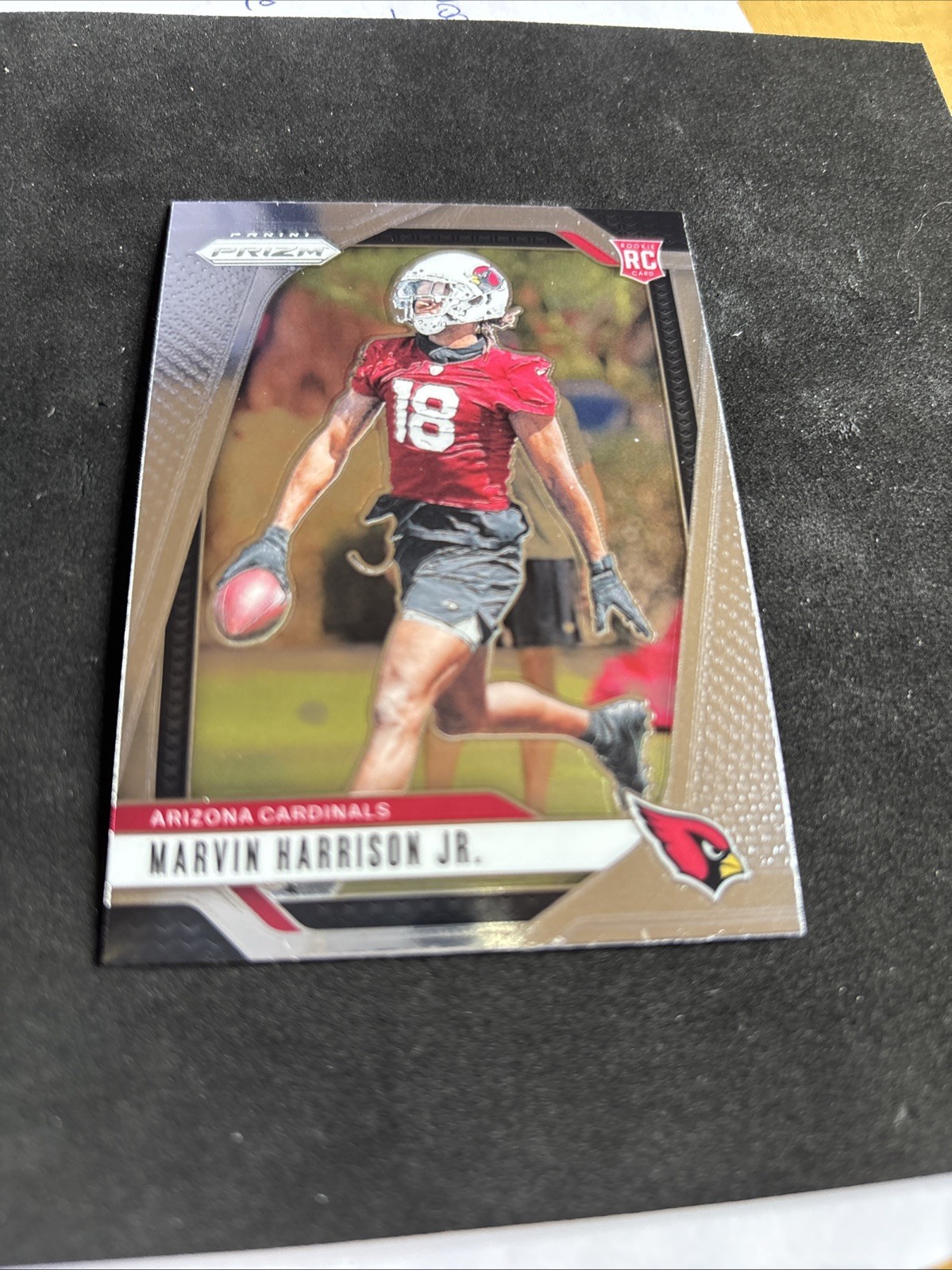 Marvin Harrison Jr 2024 Prizm Football RC #375 Base Card Arizona Cardinals