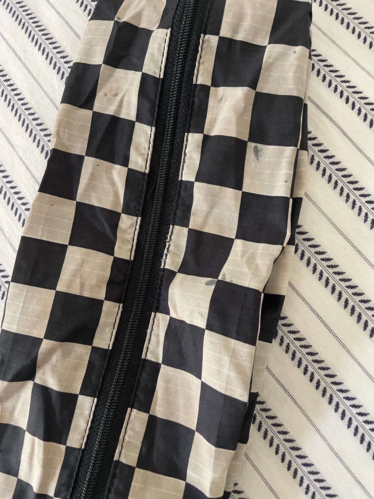 Baggu small 3D checkerboard zip pouch