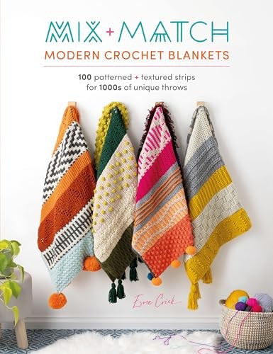 Esme Crick - Mix And Match Modern Crochet Blankets 100 Patterned And - G245Z-image