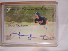2005 Topps Gallery Baseball Penmanship Jason Bartlett Auto GPA-JB