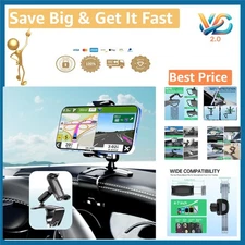 Universal Car Phone Mount with 360° Rotation for 4-7 Inch Phones, Black