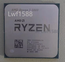 AMD Ryzen 7 5800 3.4GHz 8-core 16Thr 32M AM4 65W CPU processor R7 5800