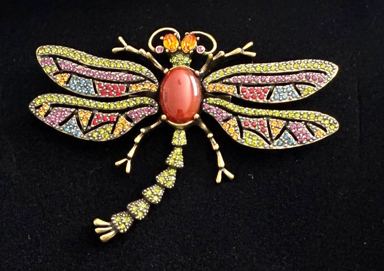 swarovski dragonfly brooch products for sale | eBay