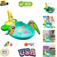 Bird Bath for Cage, Bird Bath Fountains Indoor, Parrot Automatic Bathing Box ...