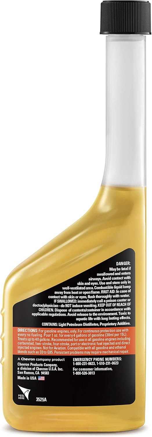 Chevron Techron Protection Plus Powersports and Small Engine Fuel System 10 oz,