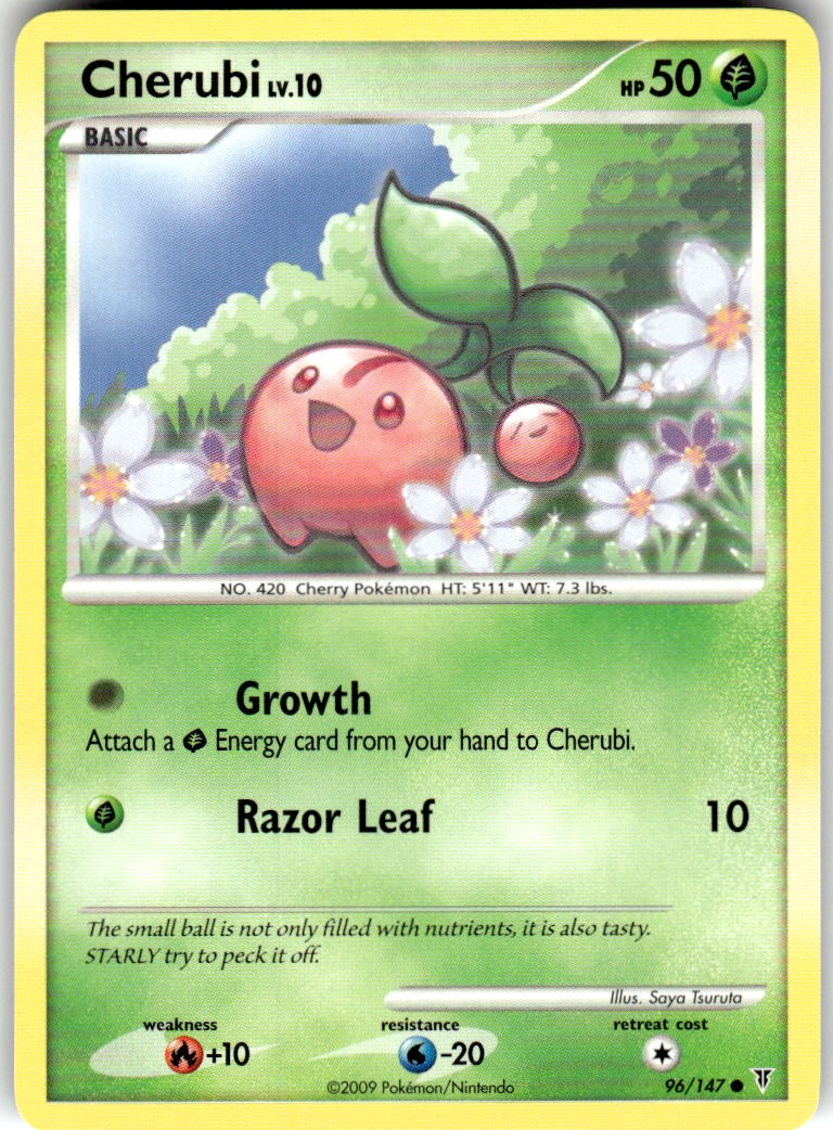 Cherubi 96/147 Common Supreme Victors Pokemon Near Mint