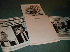 REAL GENIUS Original '85 Production Notes Pamphlet & 12 Glossy Stills~Val Kilmer