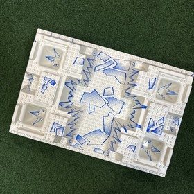 Lego 30271 raised baseplate Artic 32x48 Alpha Team Ogel's Mountain Fortress 4748