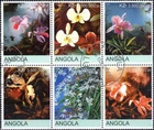 Angola Complete Series Year 2000 Used Flowers