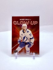 2025-26 UD Series 2 - Anthony Cirelli - Glow Up Red /199 #GU-13 Lightning