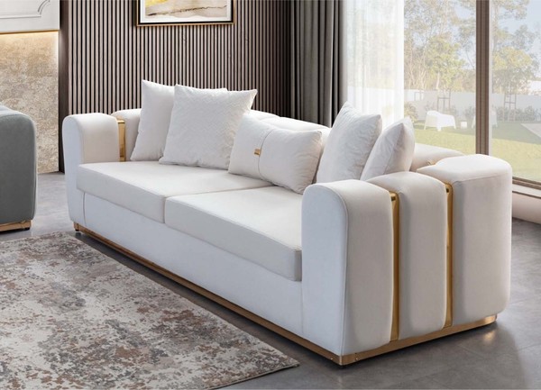 Exklusiver 4-Sitzer Designer Polster Sofas LuxuriöSe Wohnzimmer MöBel-image