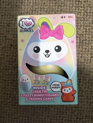 I Love Bunnies Osterdose Sammlerstücke 1 Eierdose 2 Hasenfiguren 8 Sammelkarten
