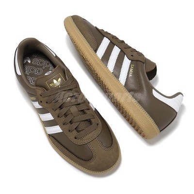 adidas Originals Samba OG W Earth Strata White Gold Metallic Gum