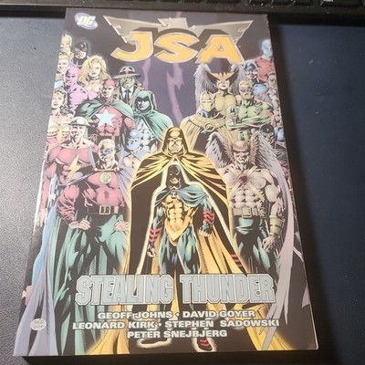 JSA Stealing Thunder by David S. Goyer 2003 TPB Graphic Novel OOP LMM