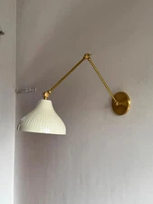 Modern Brass Wall Light | Handmade Decorative Sconce for Home