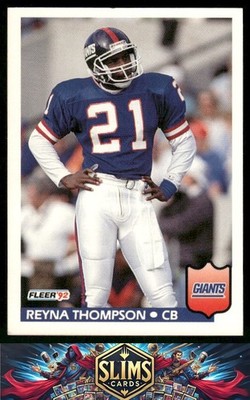 1992 Fleer New York Giants Reyna Thompson #301