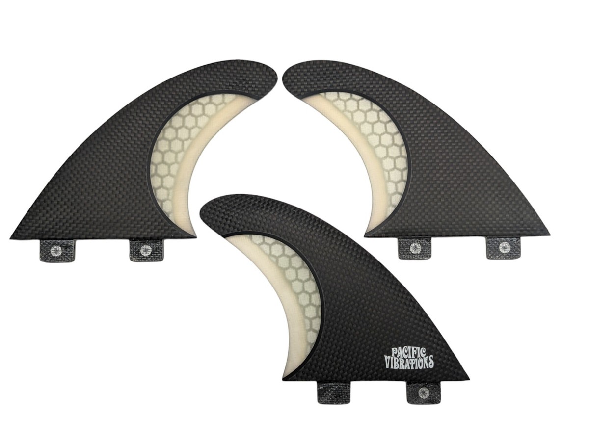 サーフィン・ボディボード shapers fins SQ3 carbon stealth S7 Carbon Stealth Thruster Fin Set - Large | Futures