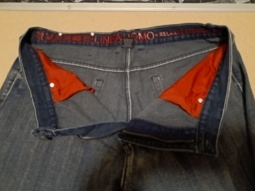 Herrenlinie blau Herrenjeans entspannt gerade 40x32 Rise - Bild 5 von 6