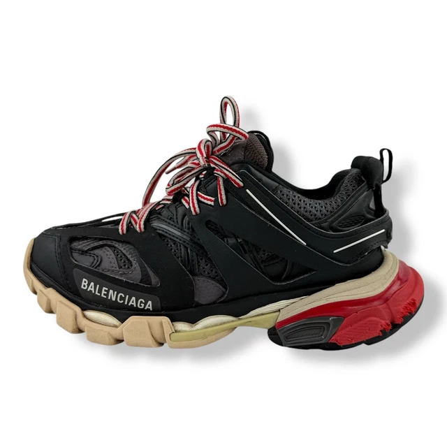 Balenciaga Track Runner Trainers Black/Red Women’s Trainers Size UK 3 EU 36