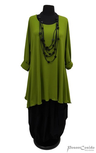 PoCo LAGENLOOK Basic Long Shirt Tunika ❶❷ L-XL-XXL-XXXL 44 46 48 50 52 54 56 58 - Bild 28 von 55