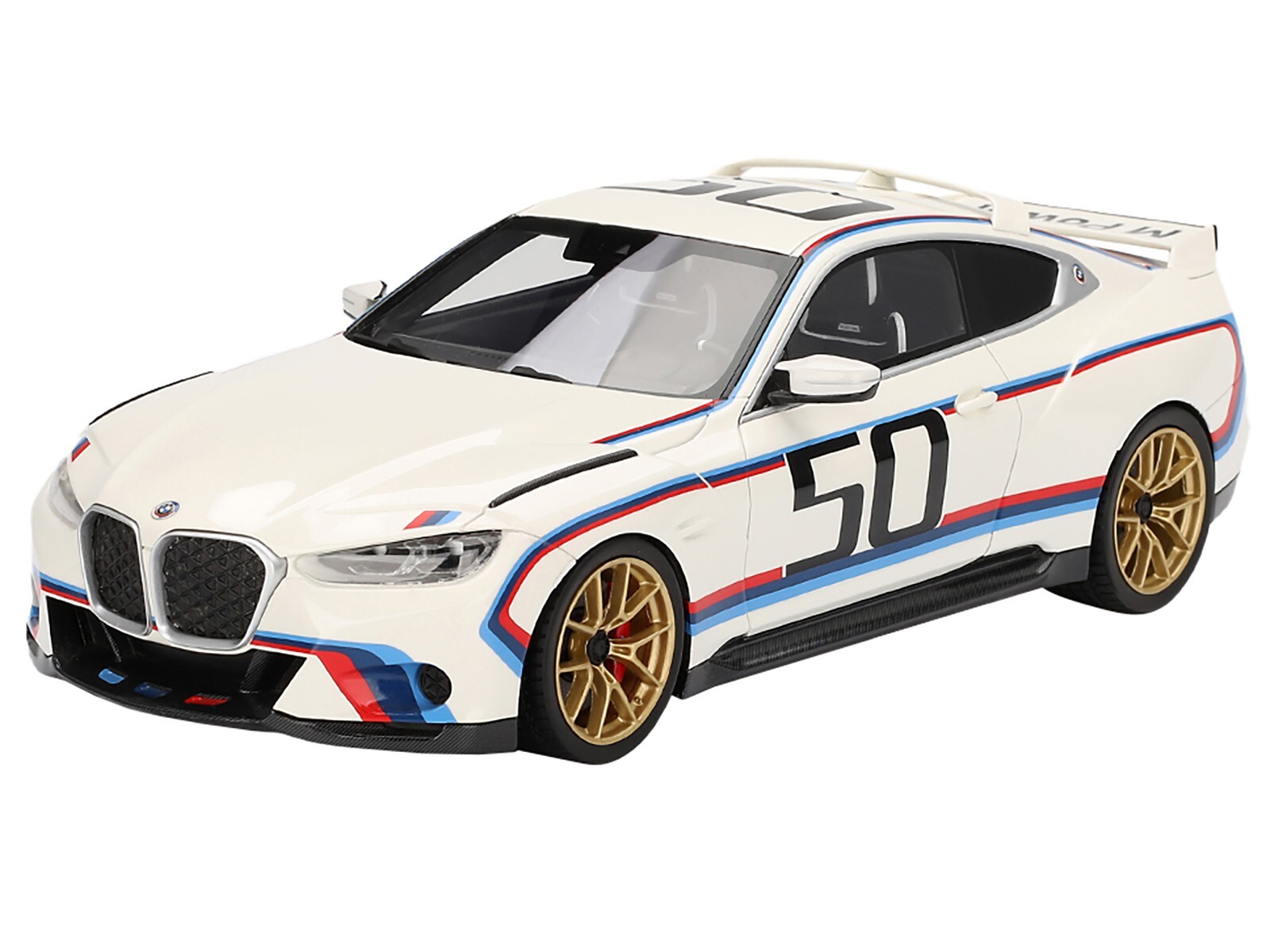 BMW M4 30 CSL 50 БЕЛЫЙ 118 МОДЕЛЬ АВТОМОБИЛЯ ОТ TOP SPEED TS0495 31490₽