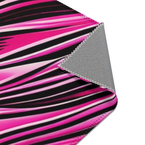 Area Rugs_Rectangular_3 Size_100% Polyester Chenille_Pink&Black Zebra - Picture 6 of 10
