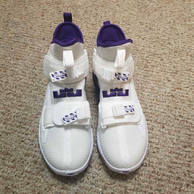 Nike LeBron Soldier 13 FlyEase TB Basketball Shoes Purple 6.5 New BQ5553 111 | eBay