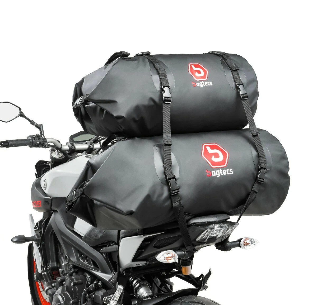 Set Sac rouleau pour moto custom Sacoche arri re 80L CB36984 eBay