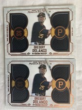 2015 Topps Museum Collection Copper /75 Gregory Polanco #PPQR-GP Pirates Lot (2)