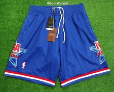 Mitchell Ness Men's NBA All-Stars '93 Swingman Shorts, Blue, Sizes