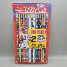 NEW Vintage 1993 Empire Berol Team NFL AFC Collector's Set 15-Pack With Cards