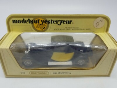 ミニカー Matchbox 1928 Bugatti T44 Y-24 Matchbox 1928 Bugatti T44 Y-24 Models of Yesteryear In Original