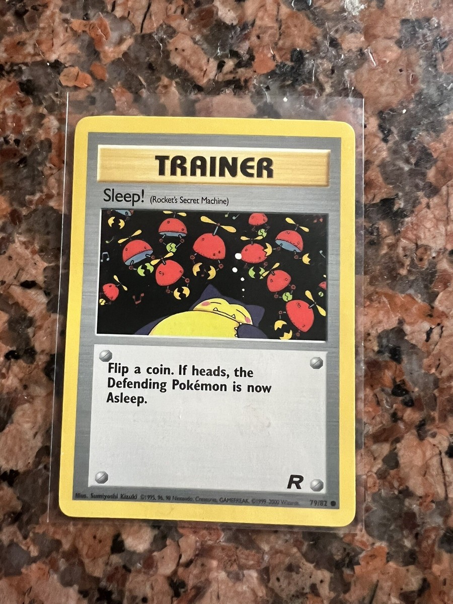Pokmon TCG Sleep! Team Rocket 79/82 Regular Unlimited Common Pokmon TCG Sleep! Team Rocket 79/82 Regular Unlimited Common