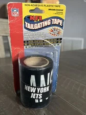 NFL NEW YORK JETS 50 FOOT TAILGATING TAPE NON-ADHESIVE PLASTIC TAPE
