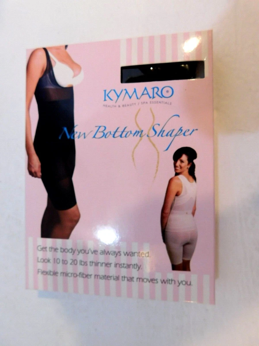 KYMARO New Bottom Shaper Black Size LG Seamless Smooths Out Hips & Thighs  NEW